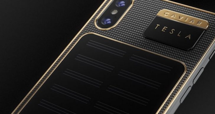 Russian Luxury Customization Firm Caviar Builds an iPhone X That Can Charge Itself