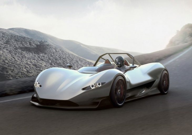 Camal Studio’s Aznom SerpaS Sports Car Cuts Weight with Aluminum Body, Climb-Over Design