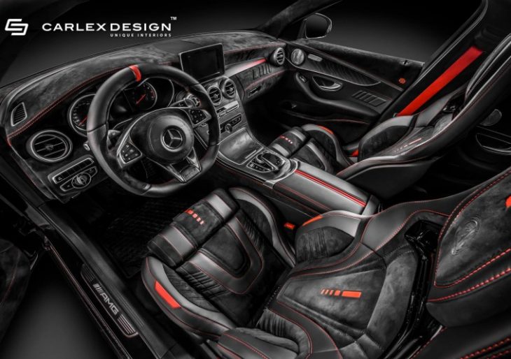 Carlex Design Dresses the Mercedes-AMG C43 in Dark Alcantara for a Supercar-Worthy Look