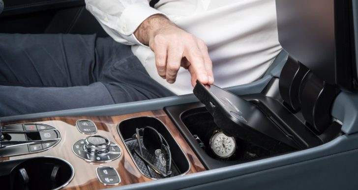 Bentley Bentayga Provides Storage Secured by Fingerprint Reader
