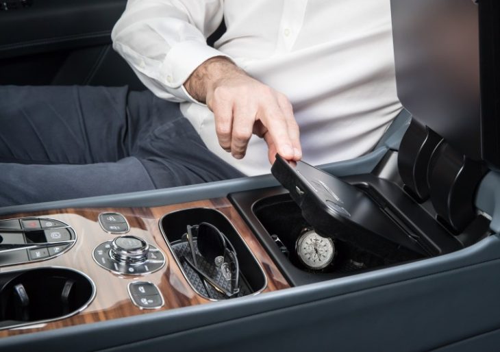 Bentley Bentayga Provides Storage Secured by Fingerprint Reader