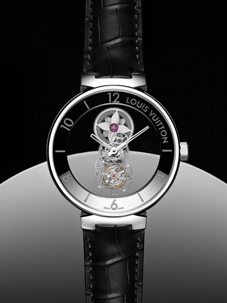 The deep-cased majesty of the Louis Vuitton Tambour Twenty 