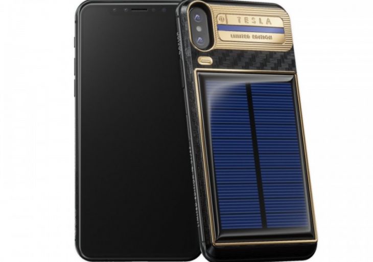 This Russian-Made, $4.9K iPhone X ‘Tesla’ Is Solar-Powered