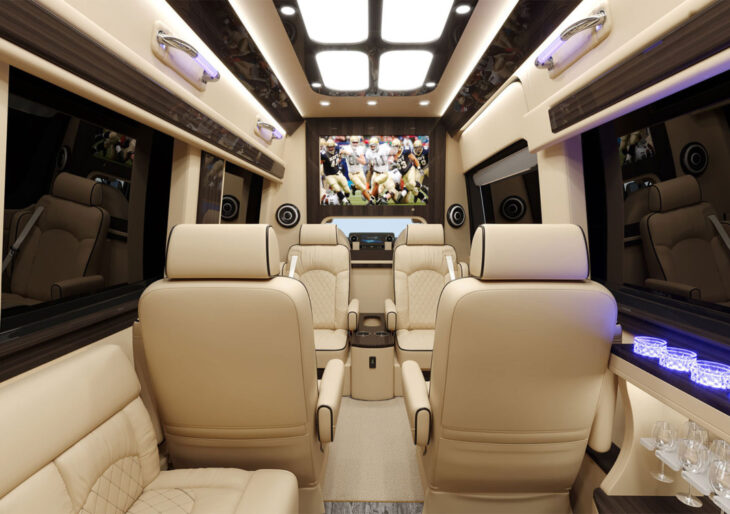 With Bathroom, Galley, and Bed, Ultimate Toys’ Luxury Sprinter Vans Offer Crucial Protection and Utility