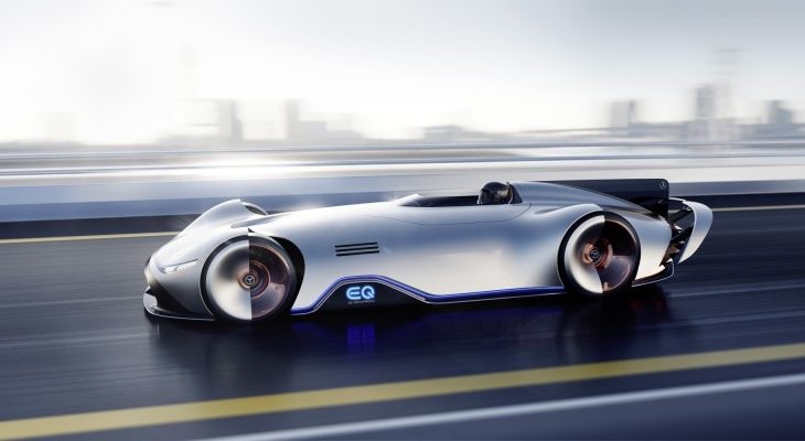 Mercedes-Benz Shows Off Sleek Retrofuturistic Concept With ‘EQ Silver Arrow’