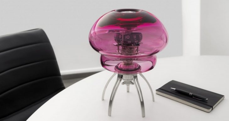 MB&F Uses Hand-Blown Murano Glass for Medusa Clock