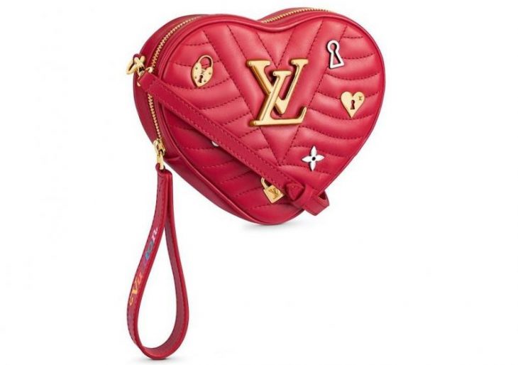 Louis Vuitton LV&V Red Lacquer Heart Earrings Louis Vuitton