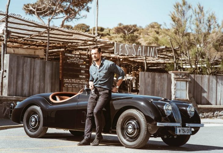 Jaguar Classic Beautifully Restores a Roadster for Supermodel David Gandy