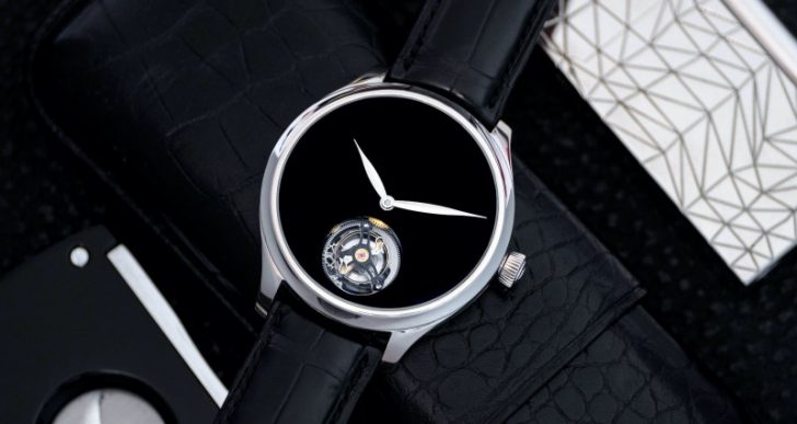 H. Moser & Cie. ‘Endeavour Tourbillon Concept Vantablack’ Is a Tastefully Executed Timepiece With a Black Hole for a Dial