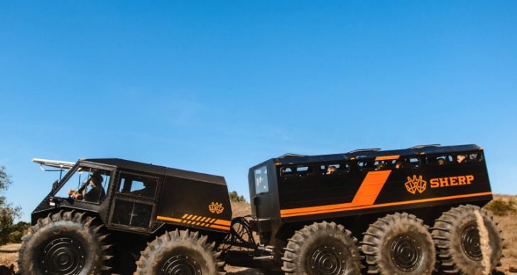 Amphibious ‘Sherp the Ark’ Is the Ultimate All-Terrain Vehicle