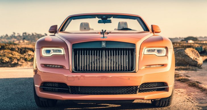 Rolls-Royce Dawn Black Badge Beautifully Rendered in Coral and White