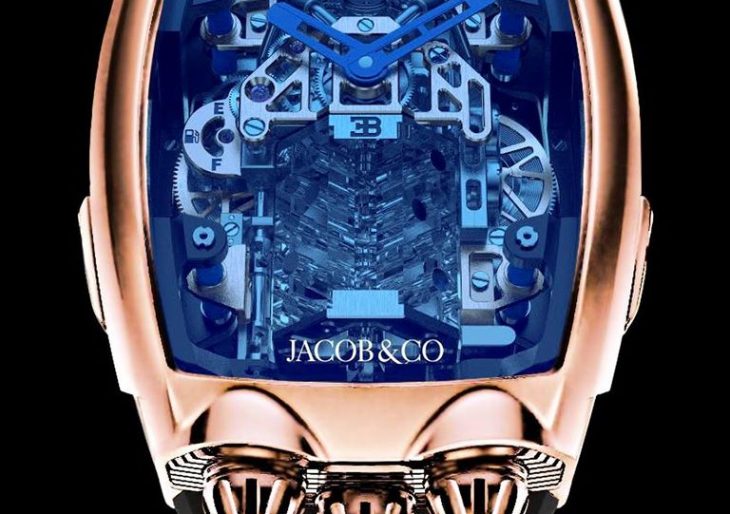 Jacob & Co Crafts $280K Bugatti Chiron Tourbillon Timepiece Complete With W16 Engine