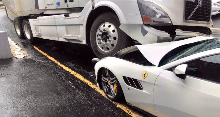 Disgruntled Trucker Destroys Boss’s Ferrari After Being Fired