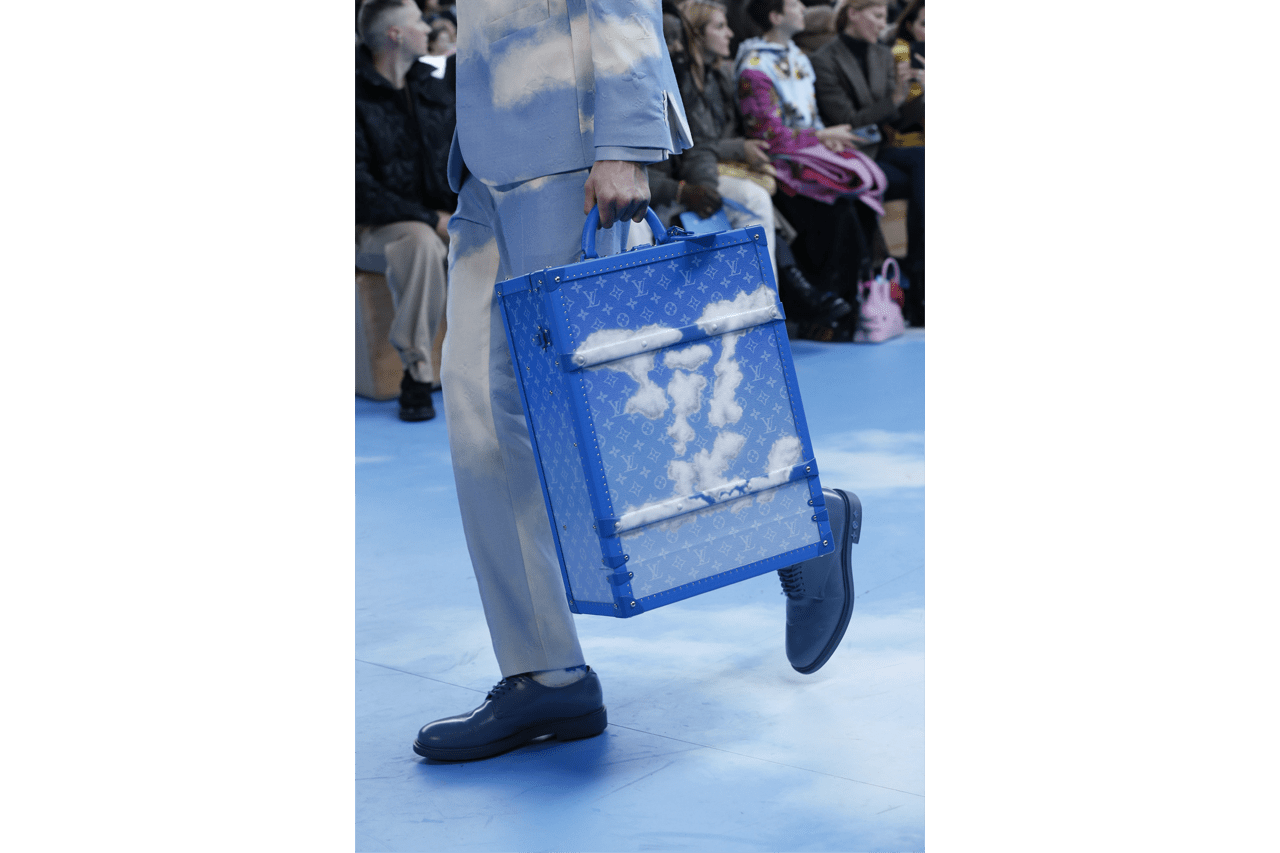 Louis Vuitton Unveils Whimsical Cloud and Mirror Monogrammed Trunks, LV Tent