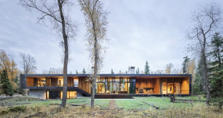 Riverbend Residence in Jackson Hole by CLB Architects