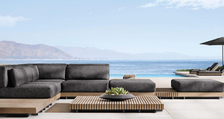 RH’s Caicos Outdoor Collection Rooted in a Clean, Modern Ideal