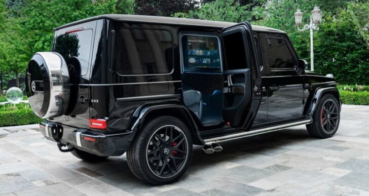 Expecting a Turbulent Commute? Consider the Mercedes-AMG G63 VIP Limo Armored by Inkas