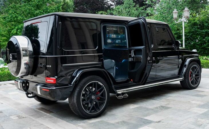 Expecting a Turbulent Commute? Consider the Mercedes-AMG G63 VIP Limo Armored by Inkas
