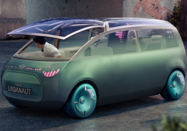 MINI Dreams Up a Futuristic Mini-Minivan With Vision Urbanaut Concept