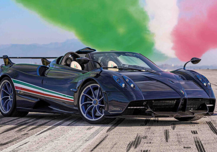 Pagani Huayra Tricolore a $6.7M Homage to Italian Air Force Daredevils