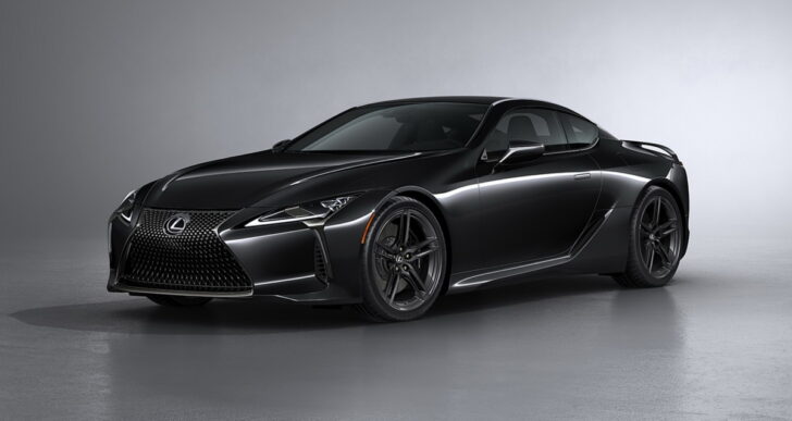 2021 Lexus LC 500 Inspiration Series Opts for Black-on-Black Aesthetic