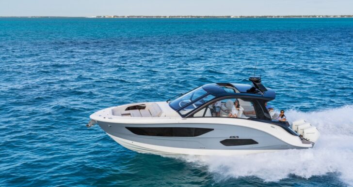 Sea Ray Taps BMW Designworks for Sundancer 370 Outboard Cruiser
