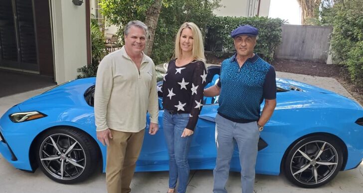 Sylvester Stallone Treats Himself to a 2021 Corvette Convertible