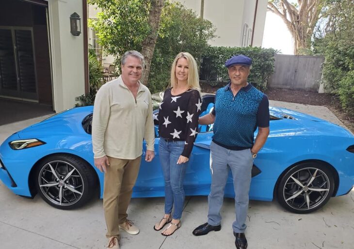 Sylvester Stallone Treats Himself to a 2021 Corvette Convertible