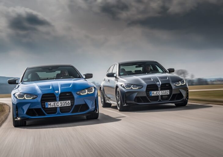 2022 BMW M3 and M4 Competition Add xDrive for Quicker Sprint to 60