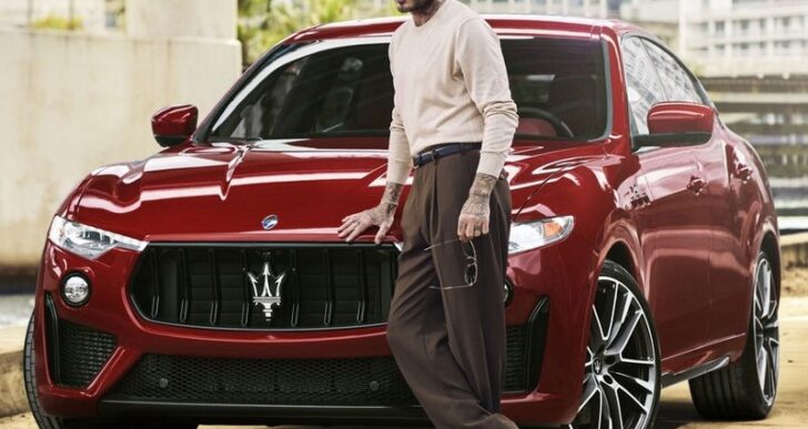 David Beckham Takes Maserati Levante for a Spin As He Becomes Brand’s Newest Ambassador
