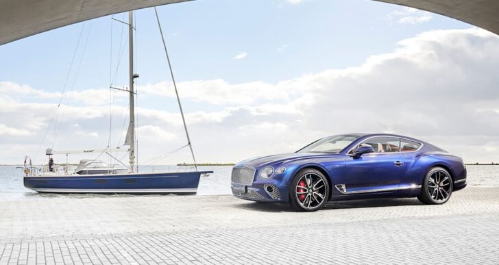 Bentley Shows Off Its Legendary Craftsmanship With Matching Yacht and Continental GT