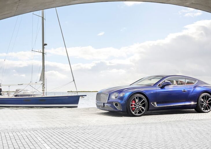 Bentley Shows Off Its Legendary Craftsmanship With Matching Yacht and Continental GT