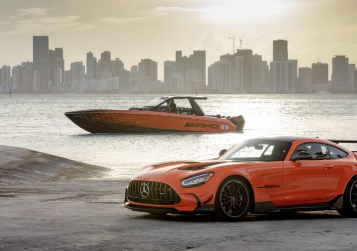Mercedes-AMG and Cigarette Racing Unveil Latest Matching Set