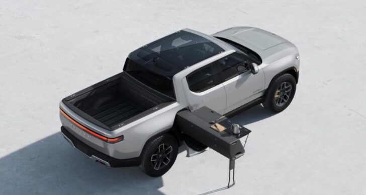Rivian R1T to Offer Slide-Out Camp Kitchen Among Innovative Options