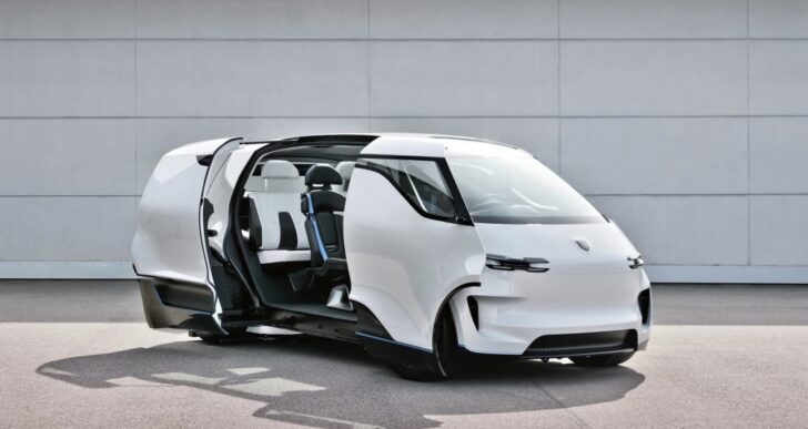 Porsche Vision Renndienst Boasts Sleek Minimalist Interior, Center Driving Position