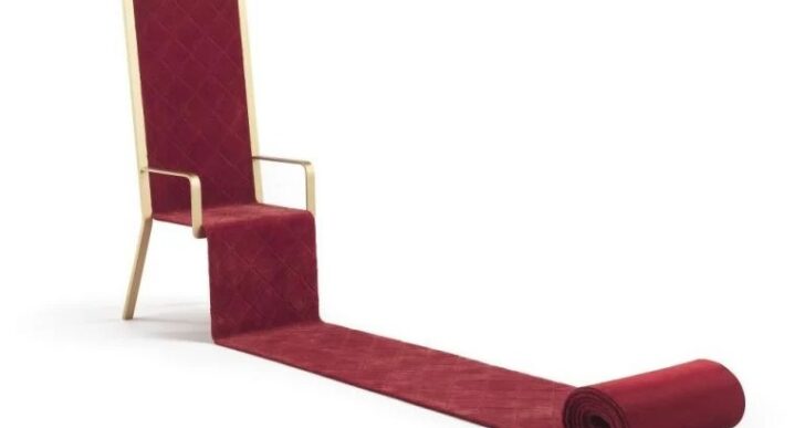 Throne Complete With Red Carpet Could Be Yours for $19K