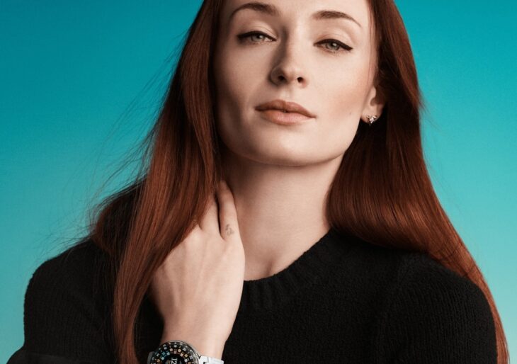 Sophie Turner Models Louis Vuitton’s ‘Tambour Horizon Light Up’ Connected Watch