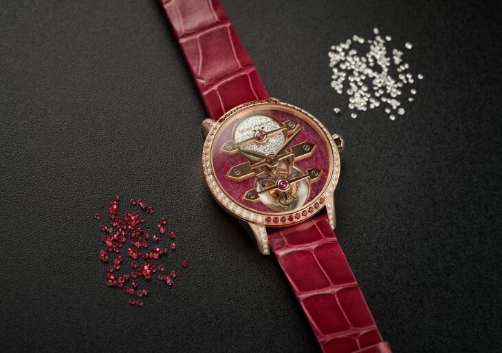 Girard-Perregaux’s $210K ‘Three Gold Bridges Ruby Heart’ Inspired by Founding Couple