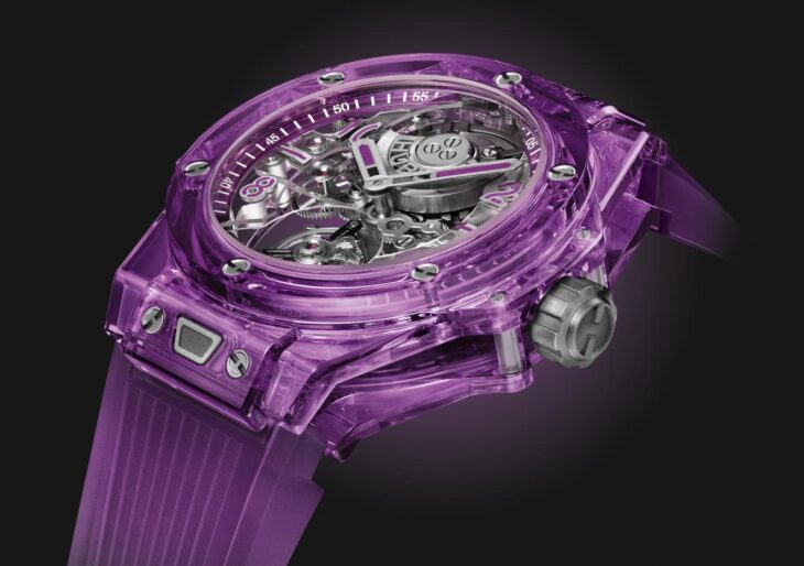 Hublot Reveals $200K Big Bang Tourbillon Automatic Purple Sapphire