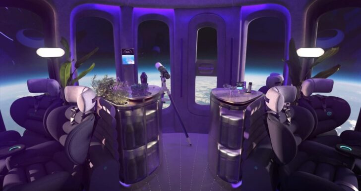 Spaceflight Capsule Reveals Lounge-Like Interior; Tickets Priced at $125K