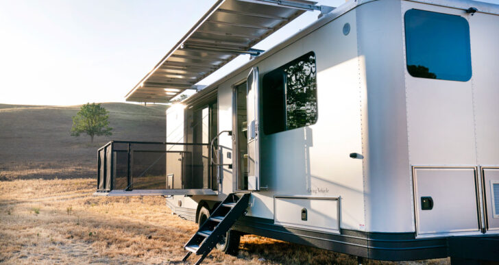 2023 Living Vehicle RV Trailer Generates Electricity—and Water Too