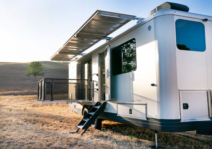 2023 Living Vehicle RV Trailer Generates Electricity—and Water Too