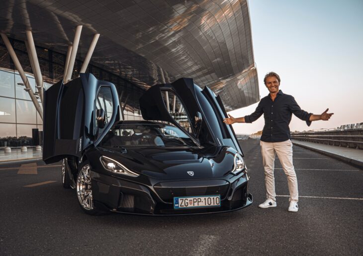 F1 Champ Nico Rosberg Gets First Example of Rimac’s $2.5M Nevera