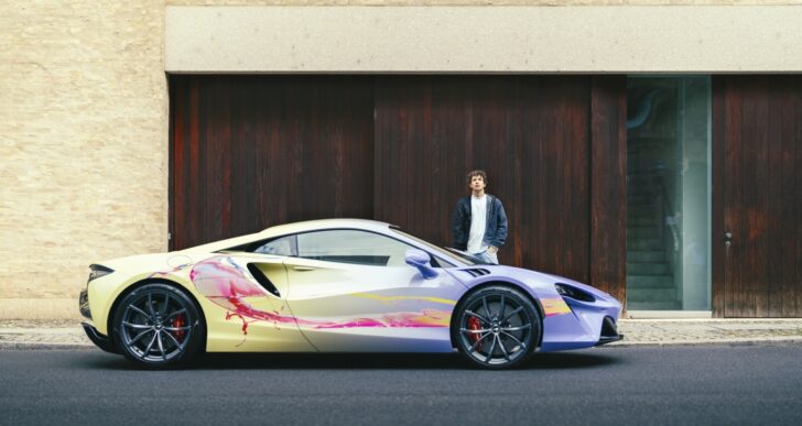 McLaren Taps German Artist Cevin Parker for Singularly Expressive Artura Art Car