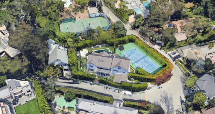 Zoe Saldana Offering Sanctuary of Tennis and Tranquility in Beverly Hills for $16.5M
